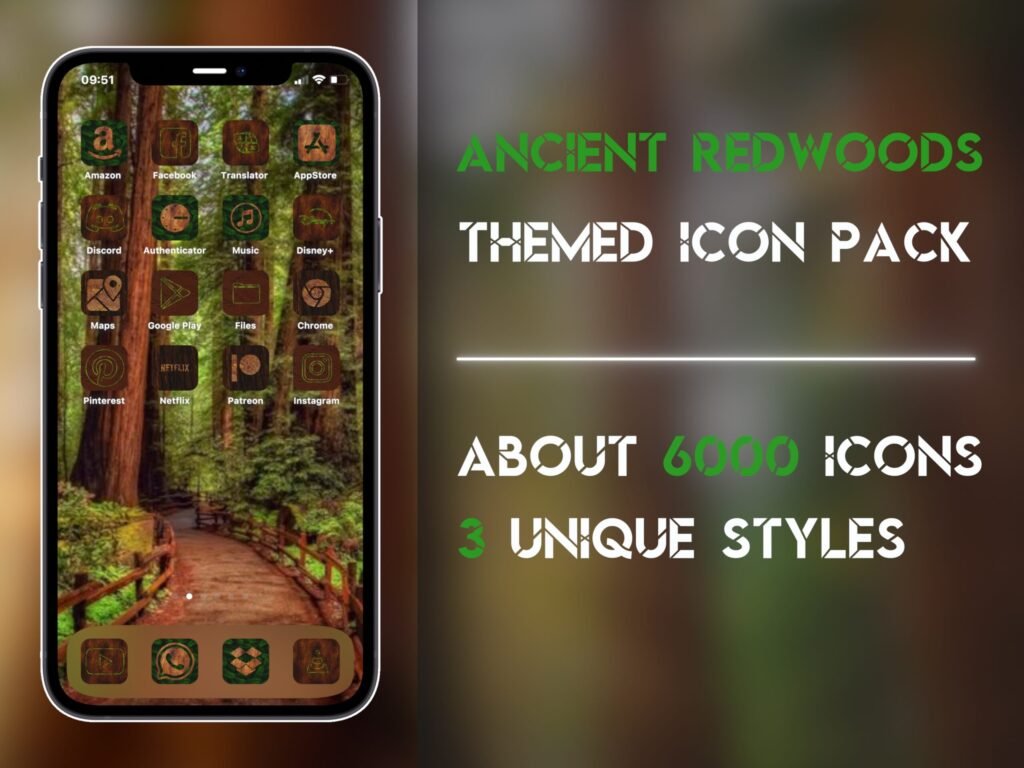 Cover of the Ancient Redwoods Icon Pack