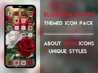 Cover of the Blossom Roses Icon Pack