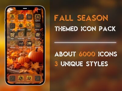 Cover of the Fall Season Icon Pack