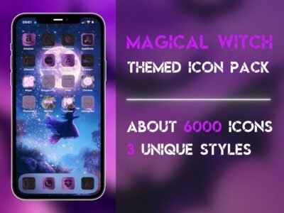 Cover of the Magical Witch Icon Pack