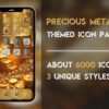 Cover of the Precious Metals Icon Pack