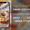 Cover of the Tasty Donut Icon Pack