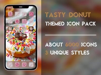 Cover of the Tasty Donut Icon Pack