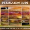 Installation Guide Showcase of the Cheesy Burger Icon Pack