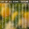 List of the Outline Icons of the Citrus Fruits Icon Pack