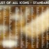 List of the Standard Icons of the Precious Metals Icon Pack