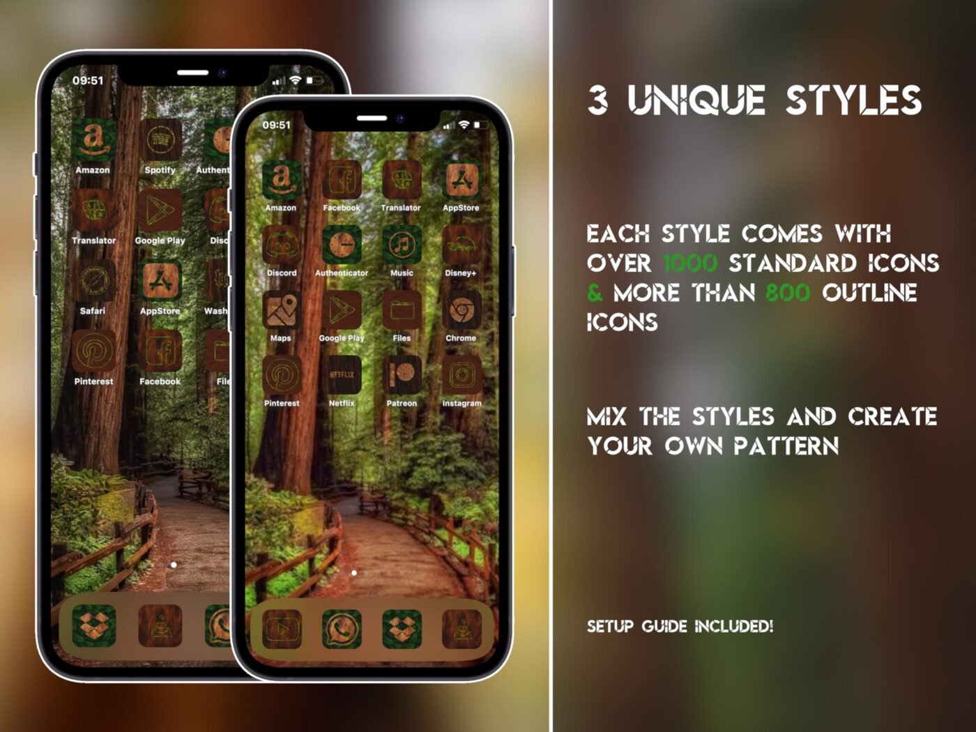 Showcase of the Ancient Redwoods Icon Pack
