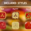 Styles of the Cheesy Burger Icon Pack