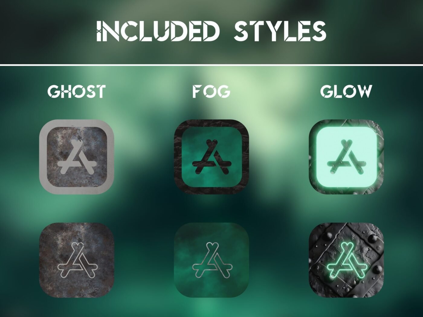 Styles of the Haunted Castle Icon Pack