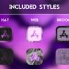 Styles of the Magical Witch Icon Pack