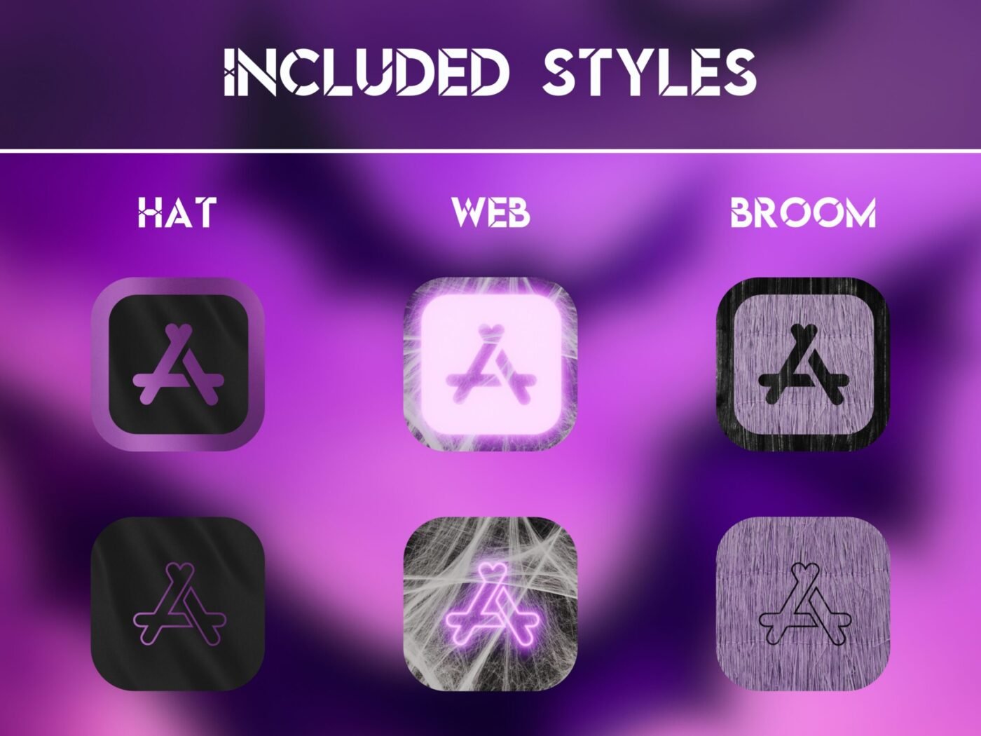 Styles of the Magical Witch Icon Pack