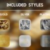 Styles of the Precious Metals Icon Pack