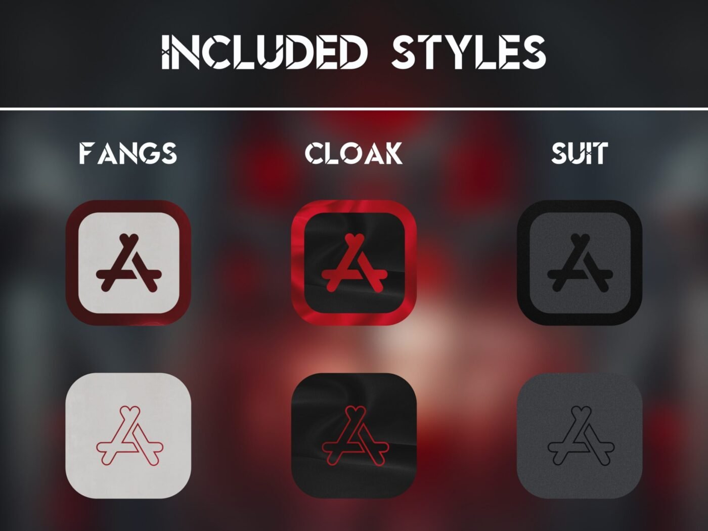 Styles of the Vampire Icon Pack