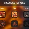 Styles of the Volcano Core Icon Pack