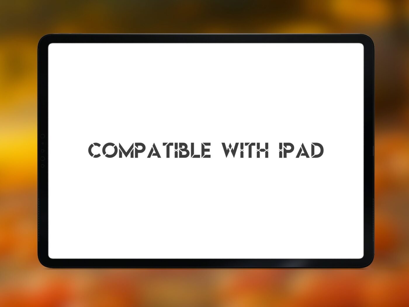 iPad Mockup of the Fall Season Icon Pack
