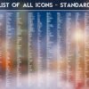List of the Standard Icons of the Santa Claus Icon Pack