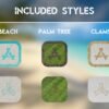 Styles of the Tropical Beach Icon Pack