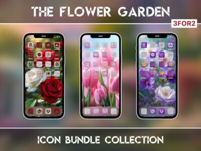 Flower Garden Icon Bundle
