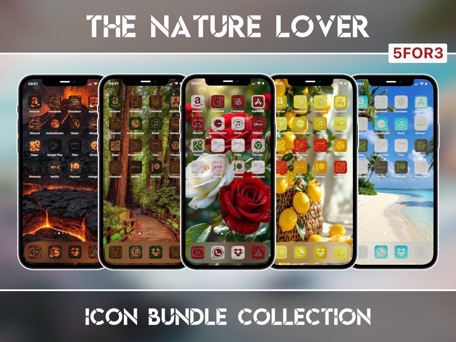 Nature Lover Icon Bundle