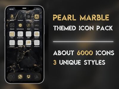 Cover of the Pearl Marble Icon Pack