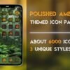 Cover of the Polished Amber Icon Pack