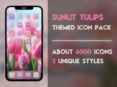 Cover of the Sunlit Tulips Icon Pack