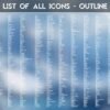 List of the Outline Icons of the Winter Season Icon Pack
