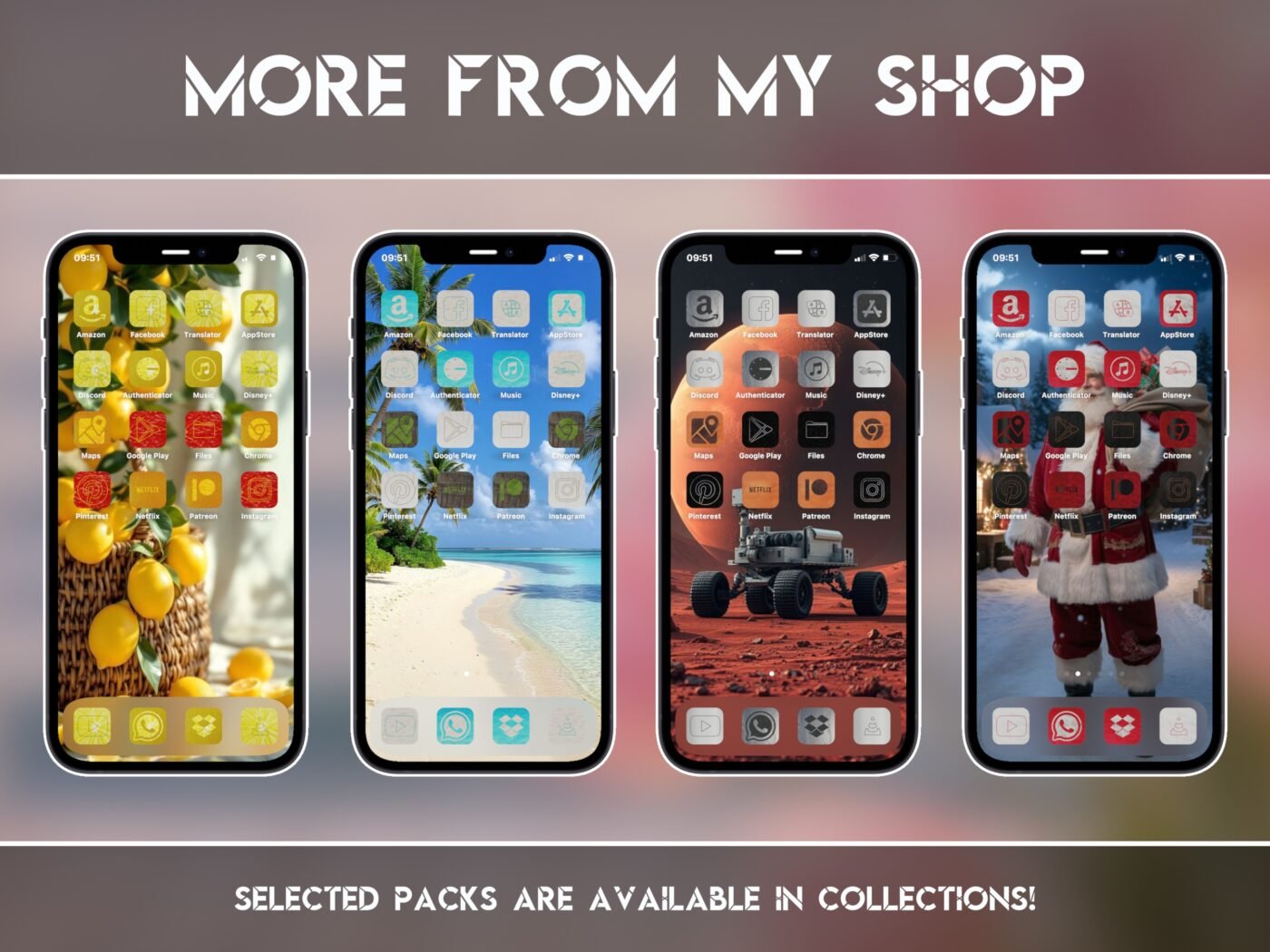 Additional Ideas of the Sunlit Tulips Icon Pack