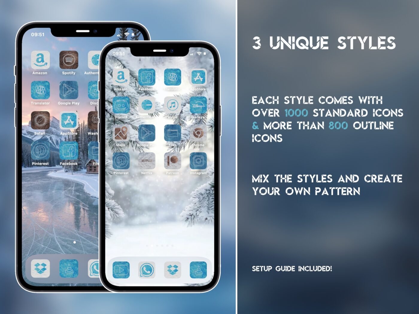 Showcase of the Winter Season Icon Pack