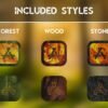 Styles of the Polished Amber Icon Pack