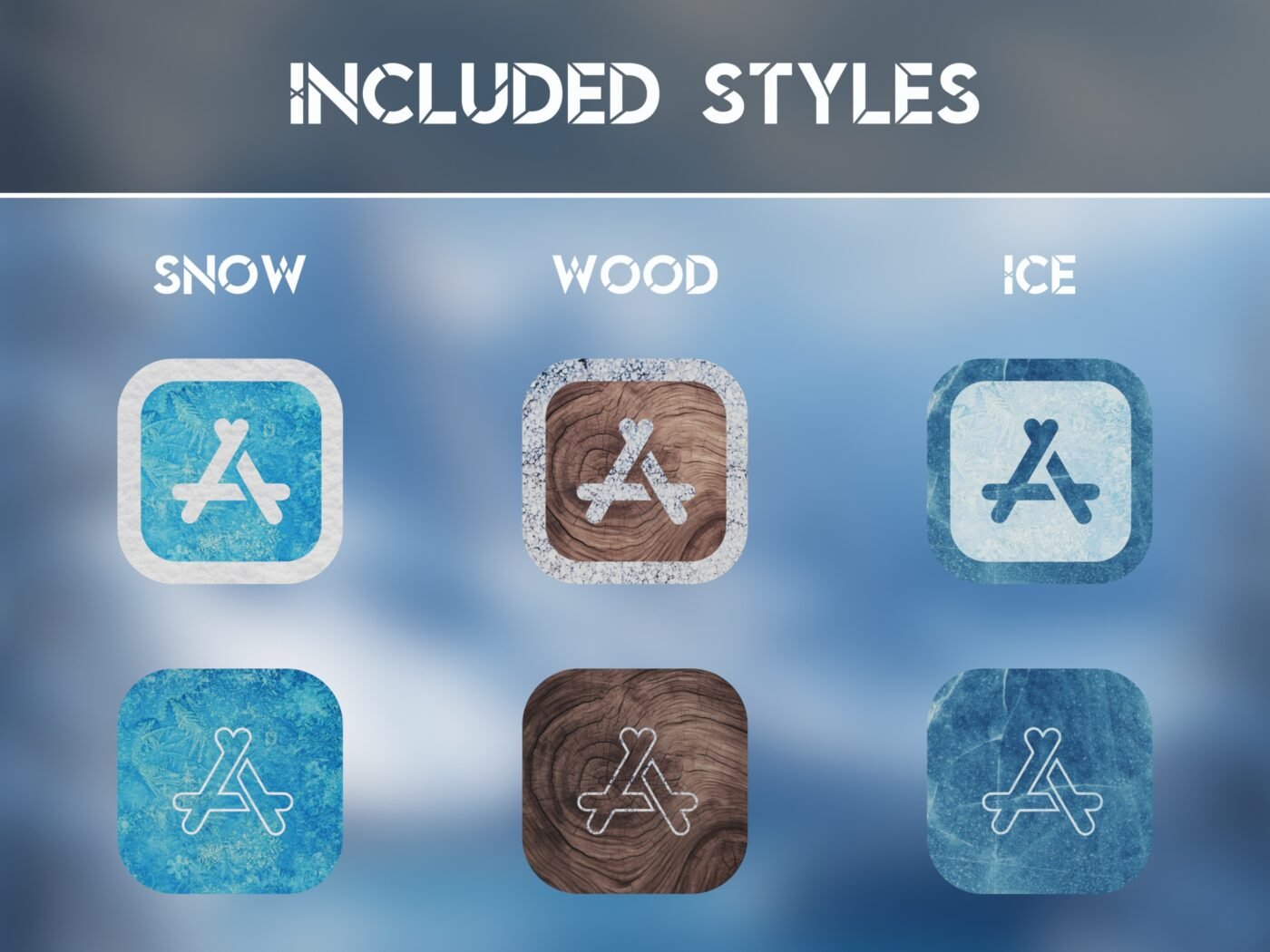 Styles of the Winter Season Icon Pack