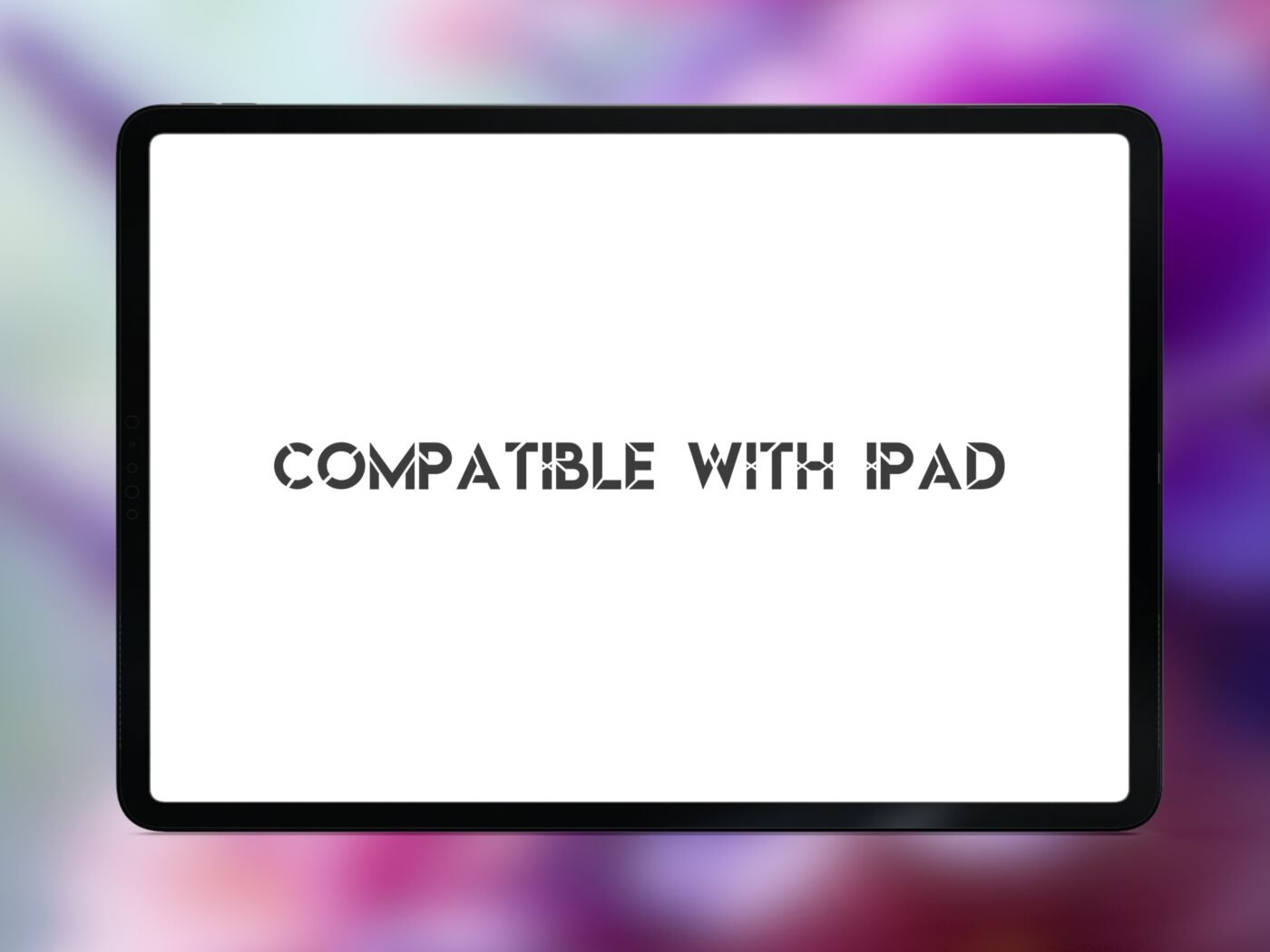 iPad Mockup of the Blooming Violets Icon Pack