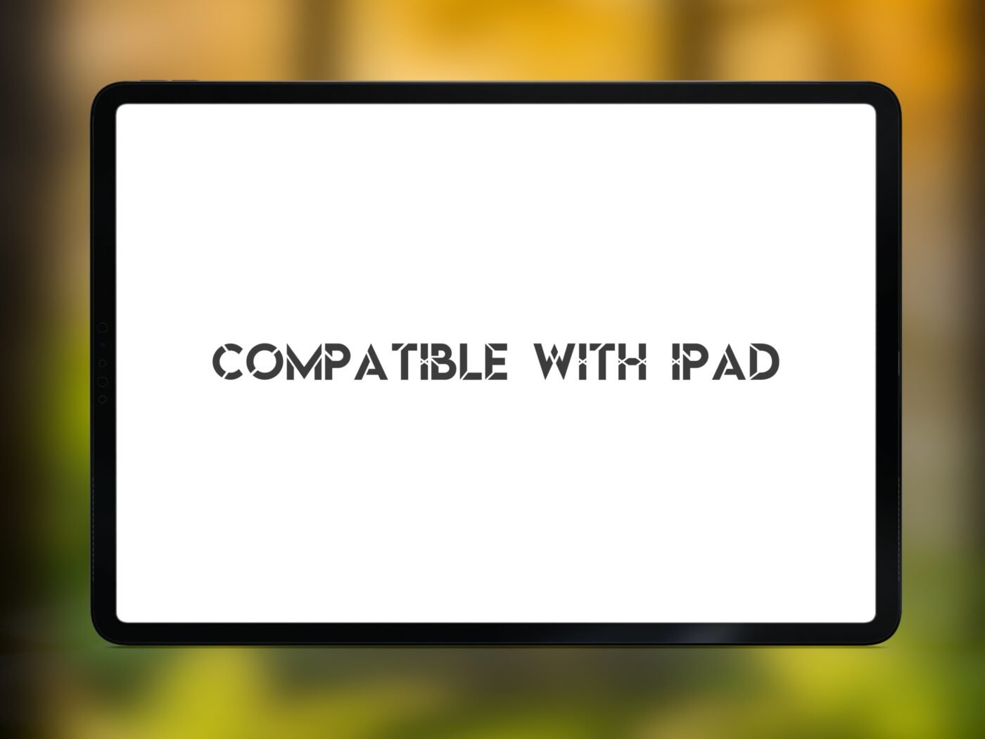 iPad Mockup of the Polished Amber Icon Pack