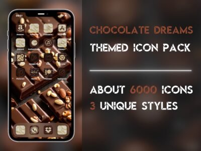 Cover of the Chocolate Dreams Icon Pack