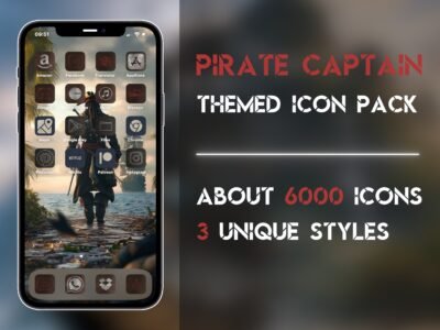 Cover of the Pirate Captain Icon Pack