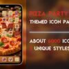 Cover of the Pizza Party Icon Pack