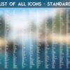 List of the Standard Icons of the Pirate Cove Icon Pack