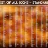 List of the Standard Icons of the Pizza Party Icon Pack